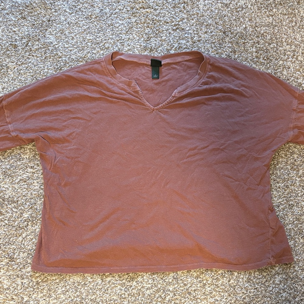 Wild Fable Dusty Rose V-Neck Tee